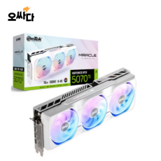 이엠텍 지포스 RTX 5070 Ti MIRACLE WHITE D7 16GB